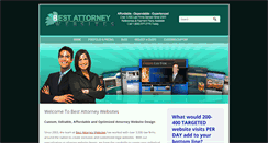 Desktop Screenshot of bestattorneywebsites.com