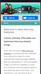 Mobile Screenshot of bestattorneywebsites.com